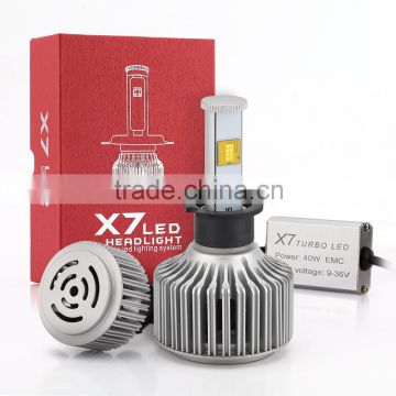 hot sell high quality factory supply led head lamp car truck headlight x7 h1 3 7 11