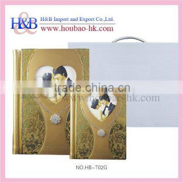 various sizes fashion hot sale crystal wedding photo album