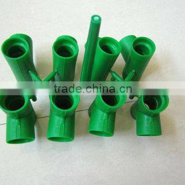 Plastic Belling Three-Way Tee Pipe Fitting Injection Mould/8 Cavities/Collapsible Core