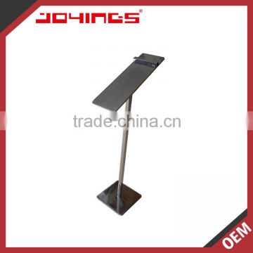 Metal Material Chrome Finish Counter Top Shoes Display Fixture