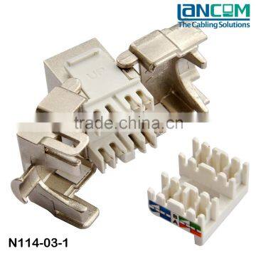 Lancom CE,RoHS,UL,cUL,VDE Certificate professional CAT 6A STP jack, 110 type/krone type