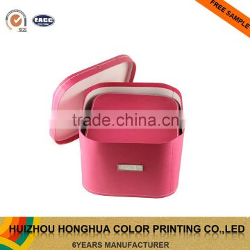 Handmade Paper Box Cardboard Square Storage Box Packaging Box with Lid