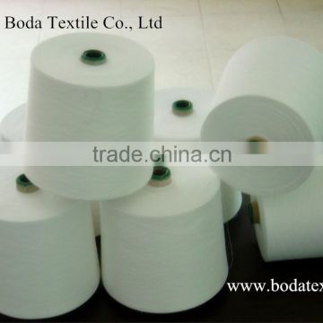 20/2-60/3 raw white and optical white polyester yarn on plastic or paper cone,made in china good quality