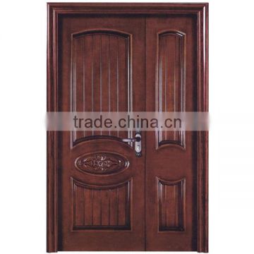 Stylish solid wood 4 panel interior door