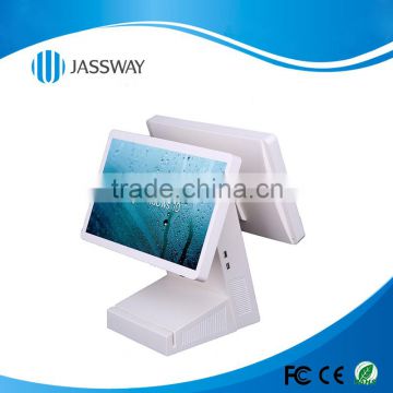 15.6 inch Dual Screen All in One Touch POS Terminal