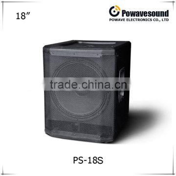 PS-18S powavesound 18 inch single subwoofer speaker passive