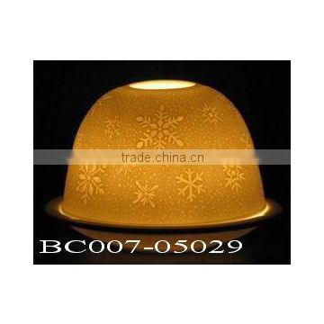 snowflake Candle Holder - Dome shape-BC007-05029