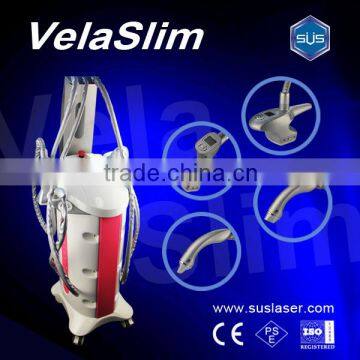 Super Vela Sliming & Body Shape System with Vaccum+ RF+ Infrared+Roller Massage