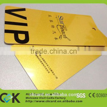 Cheap Price!Printing luxury gold pvc card from gold manufacture