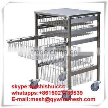 wholesale cheap OEM service multi purpose mesh container utility wire storage basket