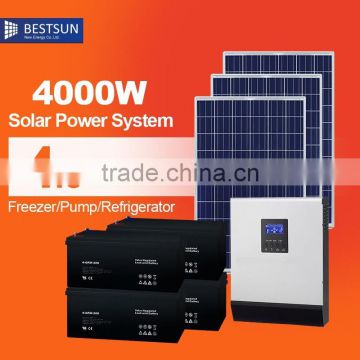 BESTSUN High Performance Solar Energy Off-grid 4KW Home Power System With Grid Power Switch