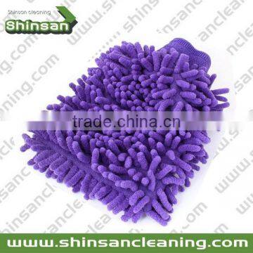 microfiber chenille washing mitt/Microfiber Chenille Dust Mitt /car wash dusting Mitt