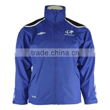Womens Nylon Windbreak Jacket 210T Nylon Blue Fashionable Rain Jacket