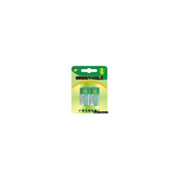 R14 C Battery with Blister Card Packing(Green Volt)