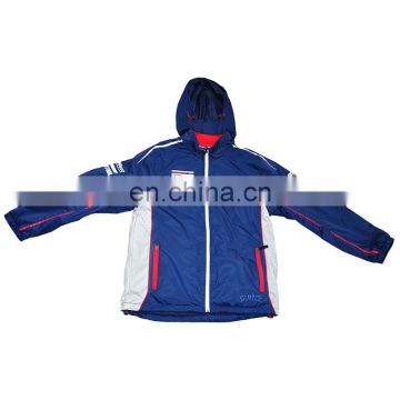 Men's Young 100 Polyester Jackets with Hood