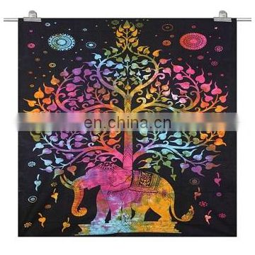 Elephant Tapestry Wall Hanging Bohemian Bedspread Indian Decor Tapestry Throw