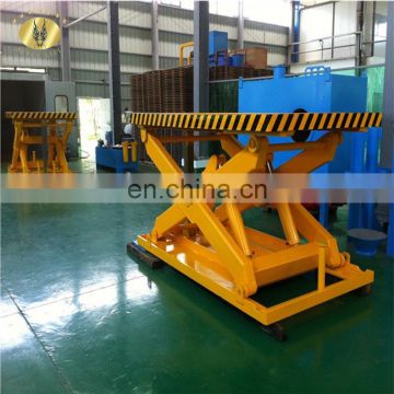 7LSJG Shandong SevenLift small house stationary hydraulic lift table with roller