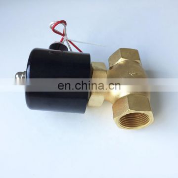 GOGO 16bar High temperature 180C 2 way water steam solenoid valve 2 inch US-50 PTFE normal close brass valve for hot water air