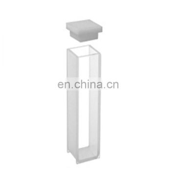 T-BOTA ES Quartz Glass cell standard cell 10mm Path Length Economic Q-14 Standard cell with stopper