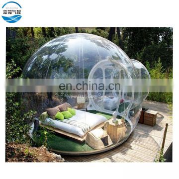Inflatable  Clear Camping Bubble Tent Customized Waterproof Outdoor Tent