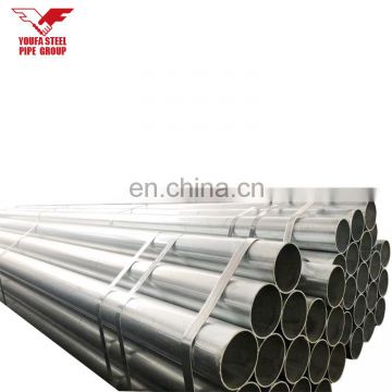 Erw Welded Pipe Steel Tubing Sch 40 Bs1387 Construction Materials Price Galvanized Pipe 100mm