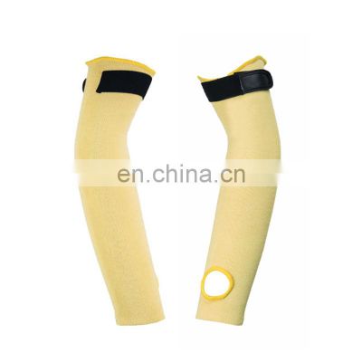 Knitted long aramid fiber kevla cut-proof and fire-proof safety cooking arm sleeves