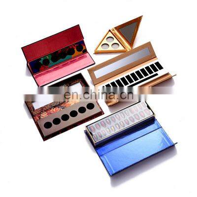 2020 customized design luxury popular cosmetic eyeshadow makeup empty palette