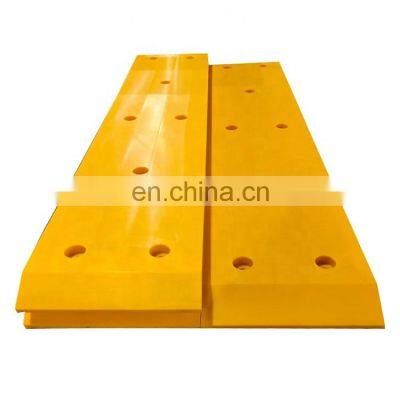 High tensile strength plastic marine fender pads /UHMWPE fender pads with customized size