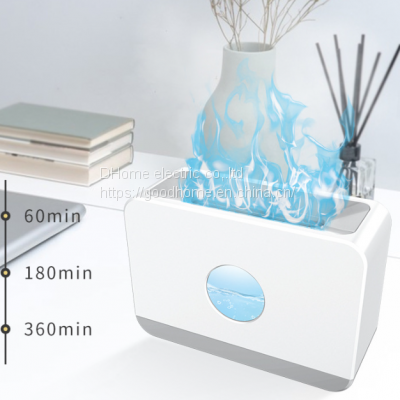 New two-color flame aromatherapy simulation flame aromatherapy machine home desktop large capacity humidifier incense