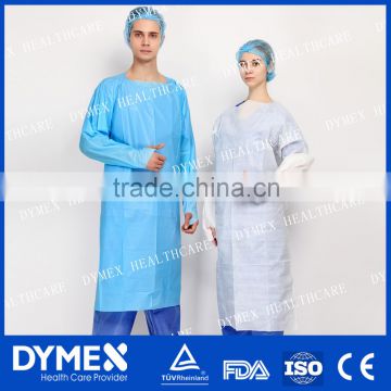 Disposable CPE Gown / CPE Impervious Gown with Thumb UP