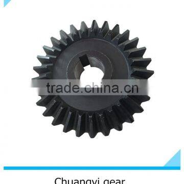 ASA standard harden teeth transmission blacken bevel gear