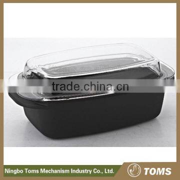 Kitchen supplies 32cm/38cm carbon steel turkey roaster pan