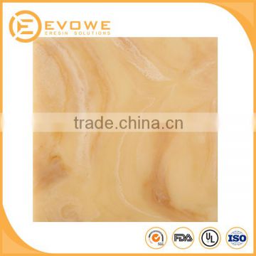 Made in China renewable modern translucent polyresin nometal marble panel