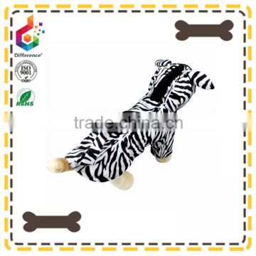Hot sale new collection zebra pattern dog clothes