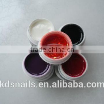 KDS soak off crystal color UV gel for nail art nail use glue China factory