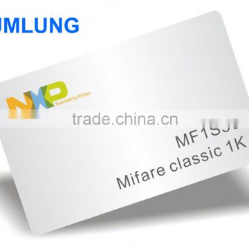 MF1 1K S50 Smart IC Cards RFID 13.56MHz ISO14443A Full Color LOGO Image Printing for advertising