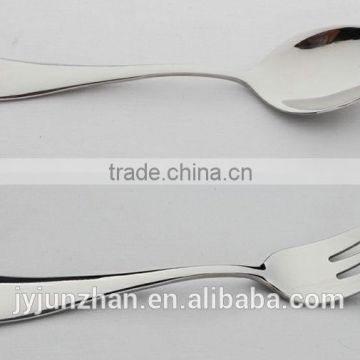 Stainless Steel Teaspoon and fork sets with high mirror polish made by Junzhan Factory directly
