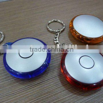Round shape promotion mini led flashlight keychain