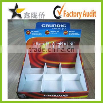 Factory custom small corrugated shop counter display box                        
                                                Quality Choice