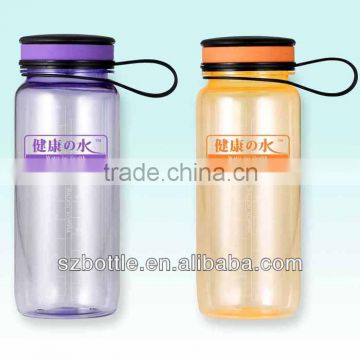 Food grade tritan material plastic water bottle 650ML