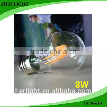 8W E26/27 E27 LED Filament Bulb