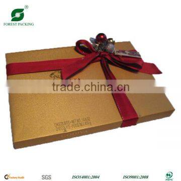 RIBBON GOLD PAPER PACKING BOX FP72499