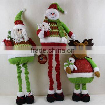 Best Sale Christmas Moose Santa Claus Stuffed and Plush toys