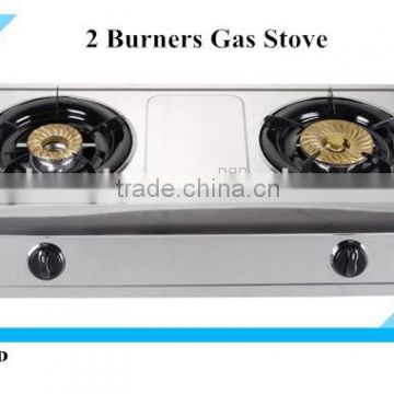 double burners gas stove GS-8223