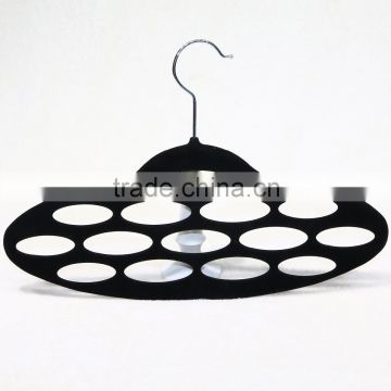 Factory Provide Velvet Clothes Clothing Hanger with 14 Hooks