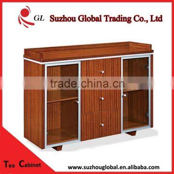 modern office melamine tea cabinet wooden