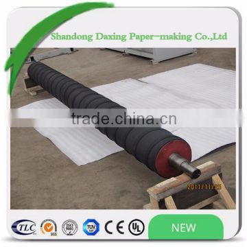 Worm roll for paper making machine