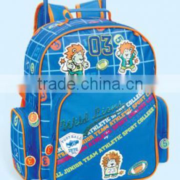 trolley bag with detachable backpack,school kid bag with wheel