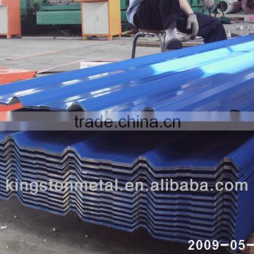 Color galvanized corrugated steel sheets machine