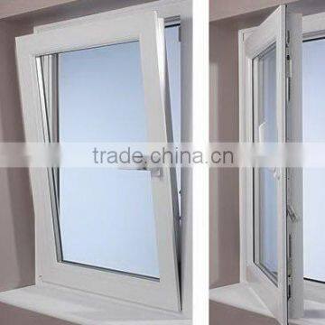 Aluminium profile double glazed casement stained-glass windows